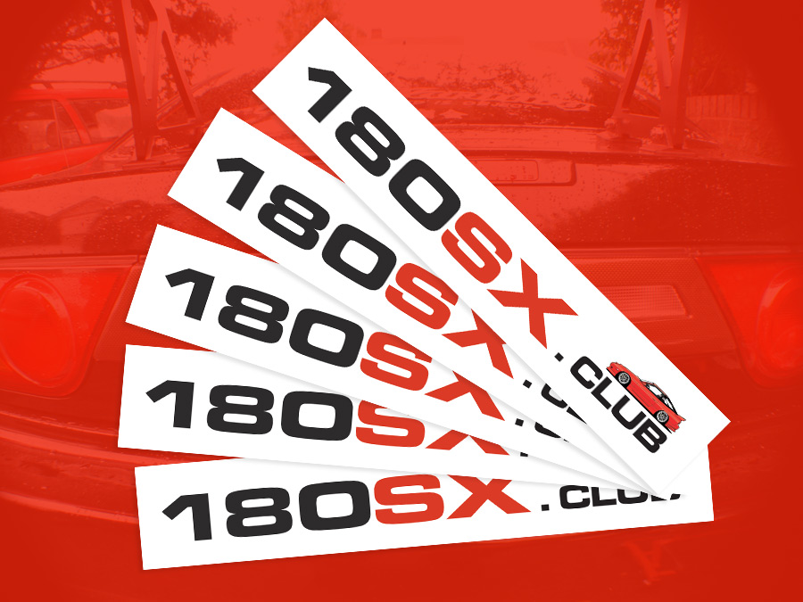 Free 180sx Club stickers